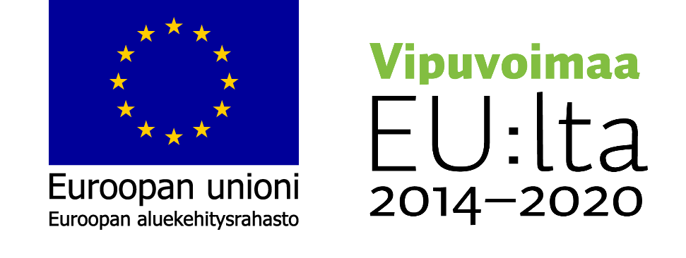EU aluekehitysrahaston ja Vipuvoimaa EU:lta logot